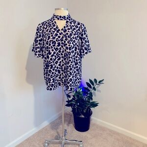 Lane Bryant Cheetah Print Top
